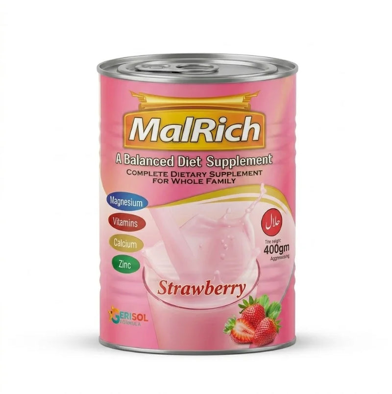 MalRich Milk Supplement - Strawberry Flavour